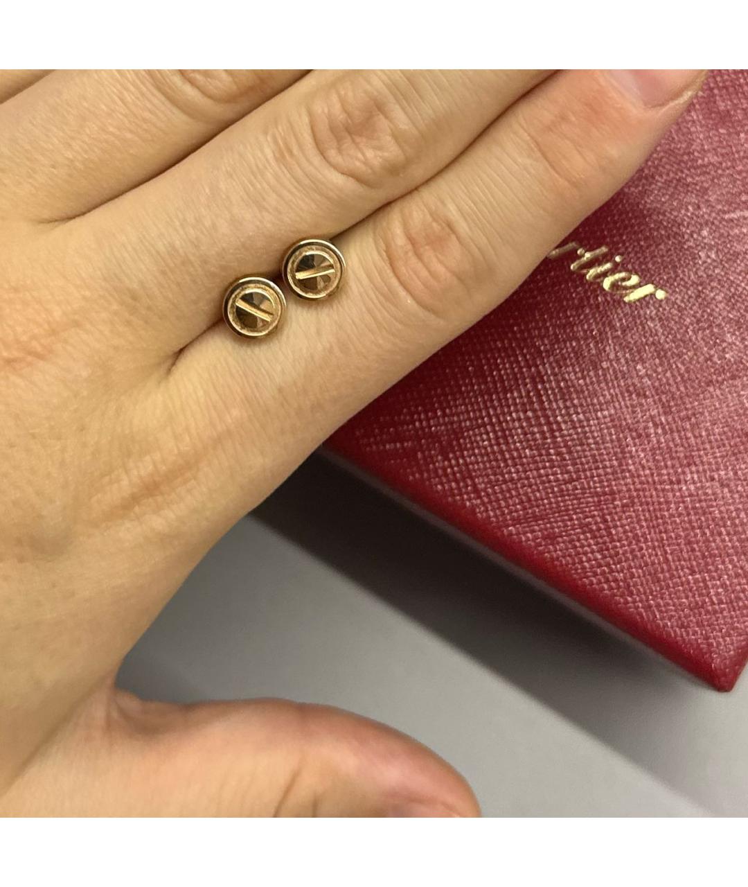 CARTIER Золотые серьги из желтого золота, фото 4