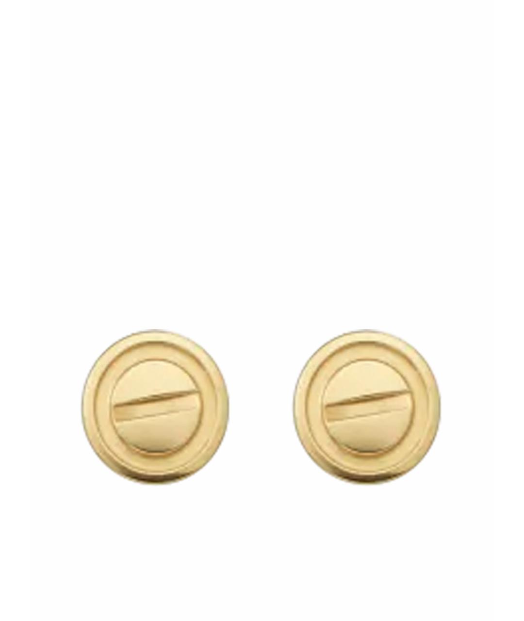 CARTIER Золотые серьги из желтого золота, фото 1