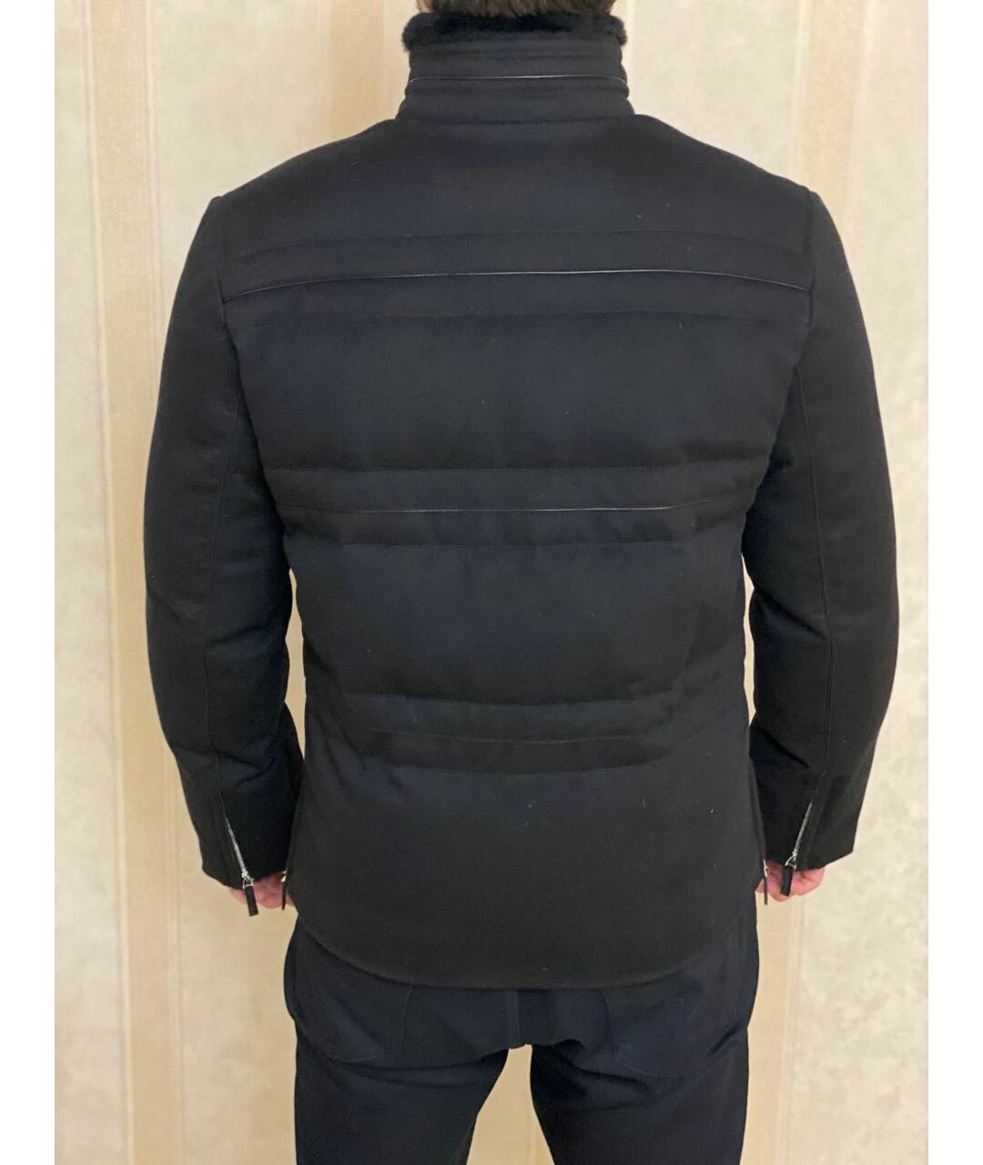 MASSIMO SFORZA Черная кашемировая куртка, фото 7