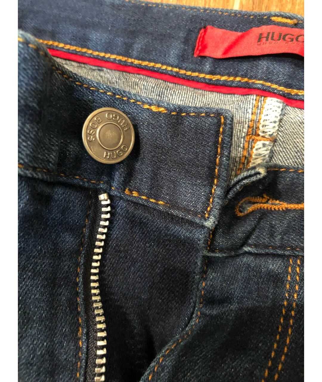HUGO BOSS Синие хлопко-эластановые джинсы скинни, фото 4