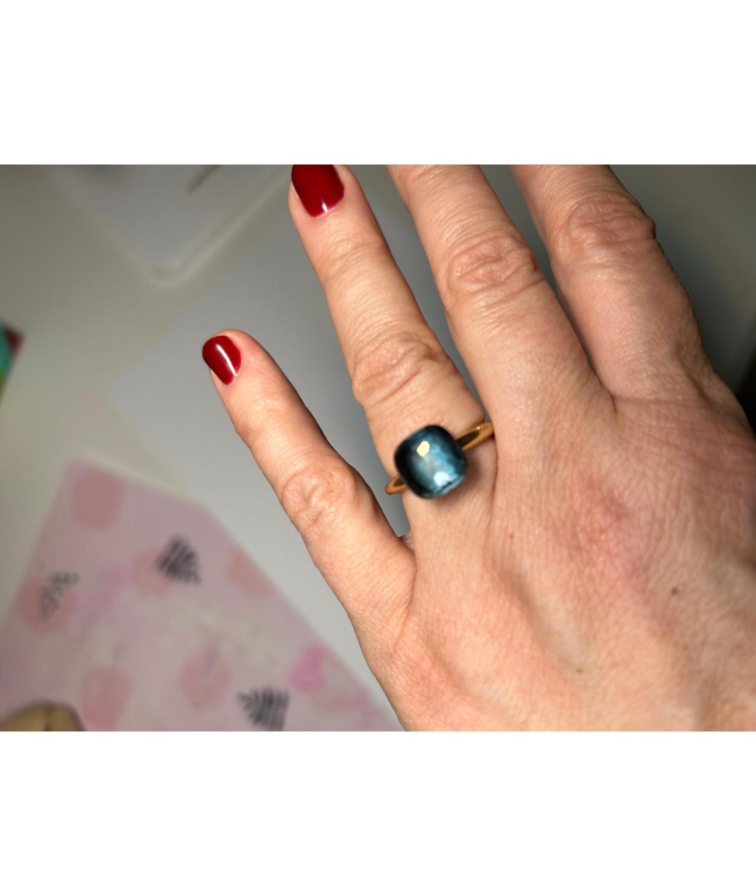 POMELLATO Синее кольцо из розового золота, фото 4