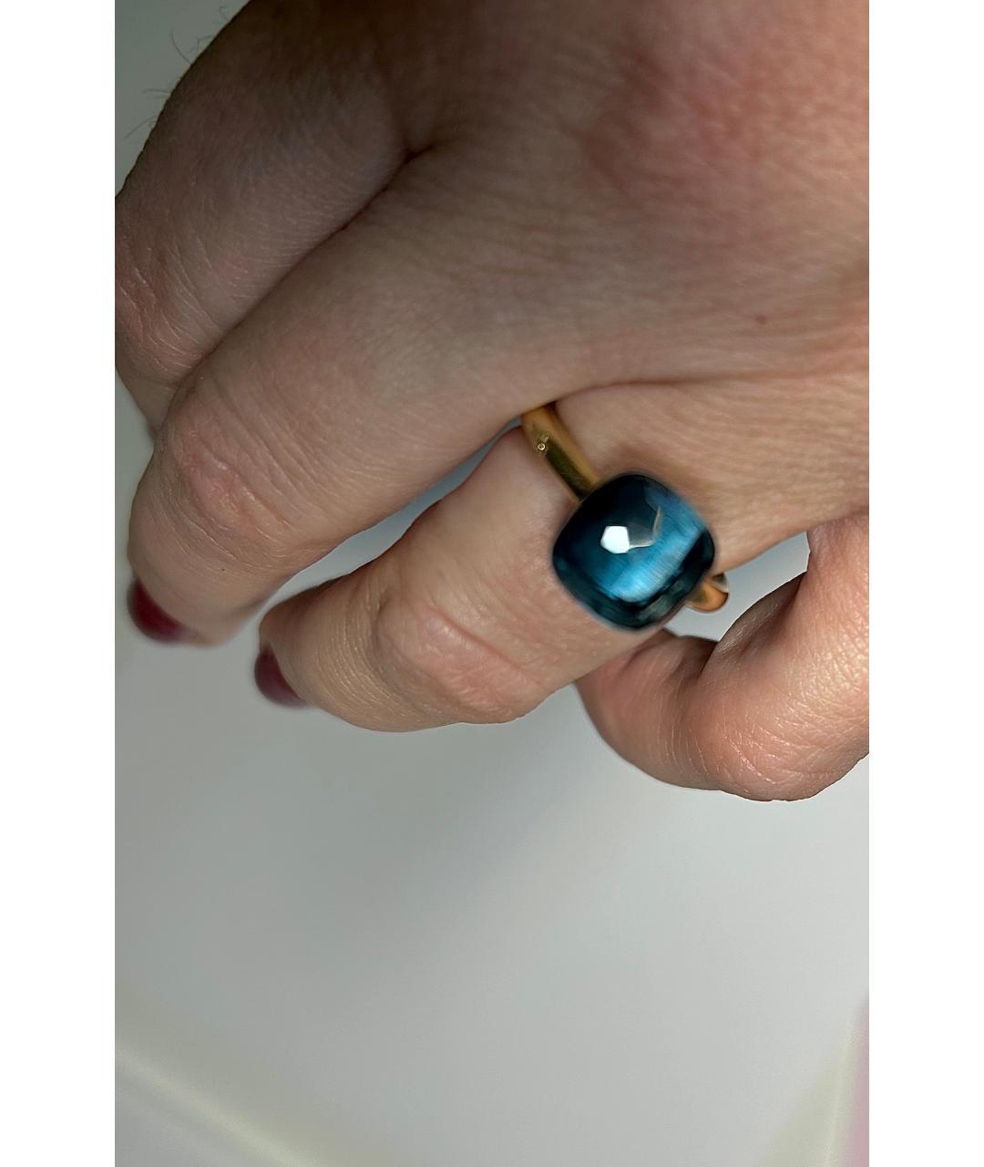 POMELLATO Синее кольцо из розового золота, фото 3
