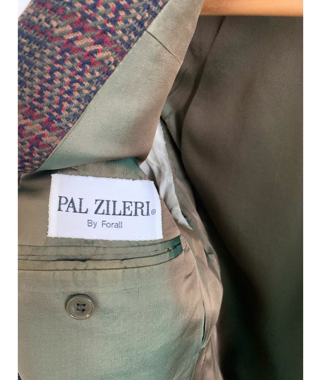 PAL ZILERI Коричневый шерстяной пиджак, фото 3