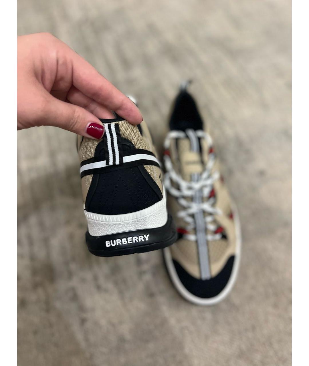 BURBERRY Мульти низкие кроссовки / кеды, фото 3