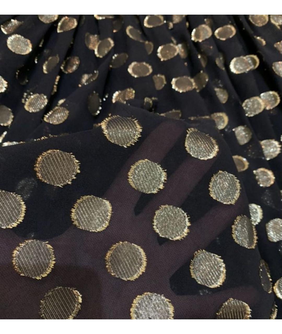 DOLCE&GABBANA Черное шелковое коктейльное платье, фото 8