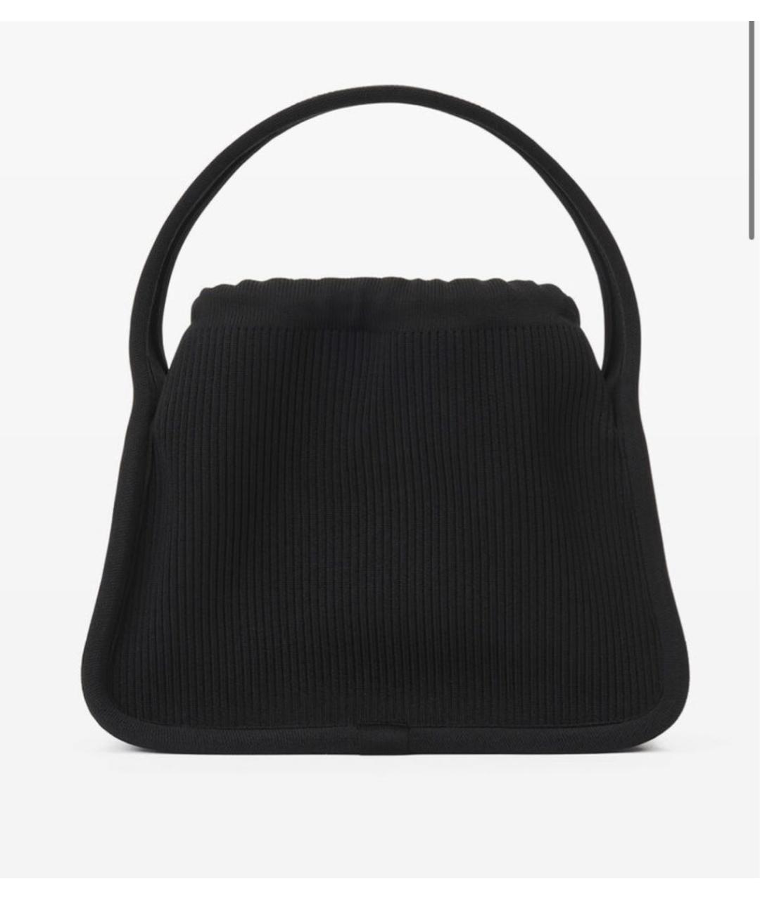ALEXANDER WANG Черная синтетическая сумка с короткими ручками, фото 3