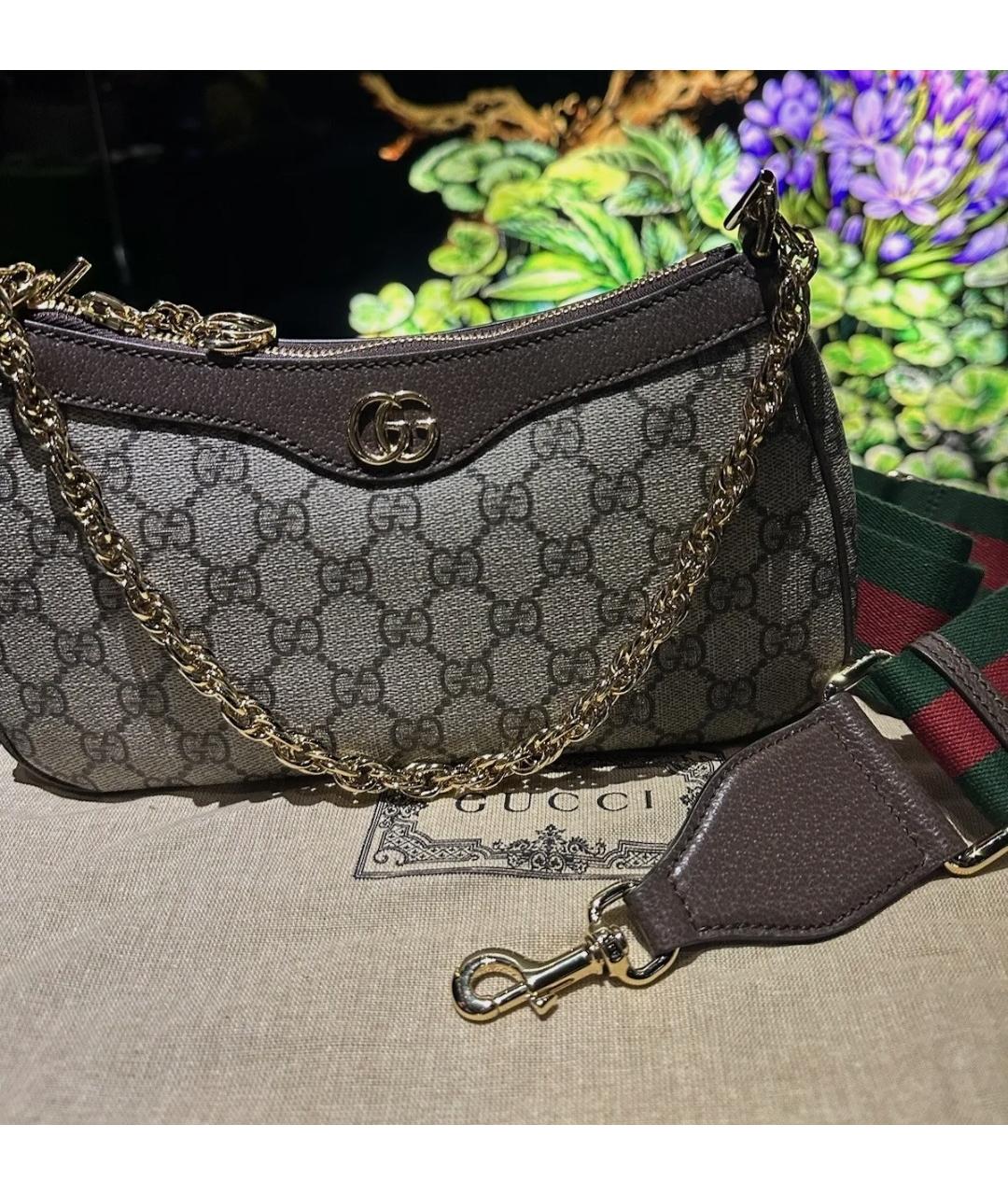 GUCCI Серая сумка тоут, фото 3