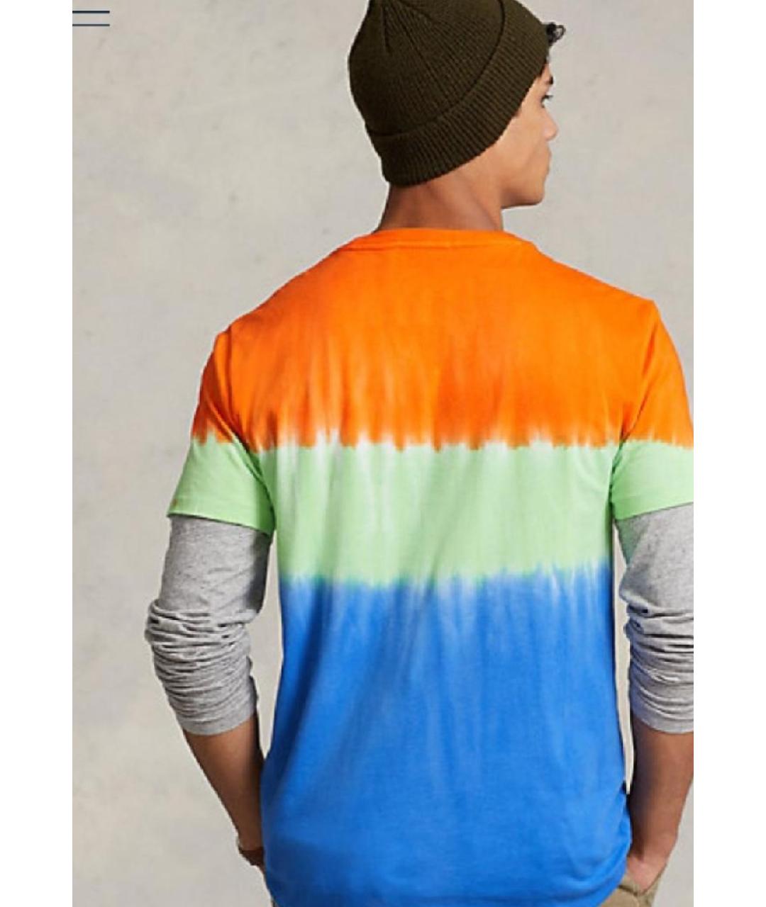 POLO RALPH LAUREN Мульти хлопковая футболка, фото 7