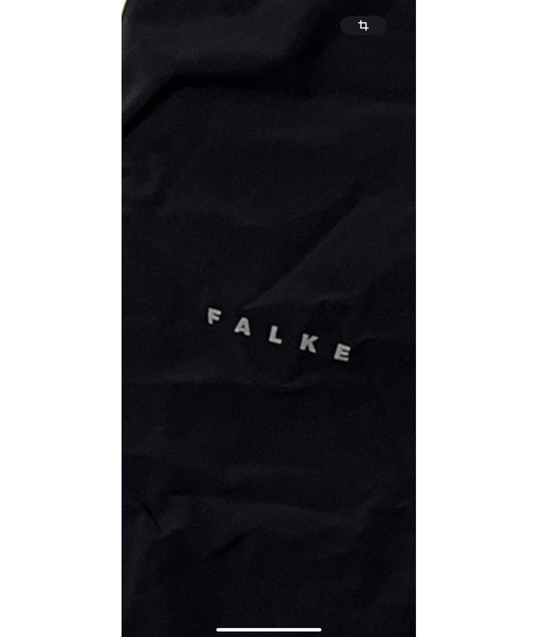 FALKE Черные синтетические шорты, фото 3
