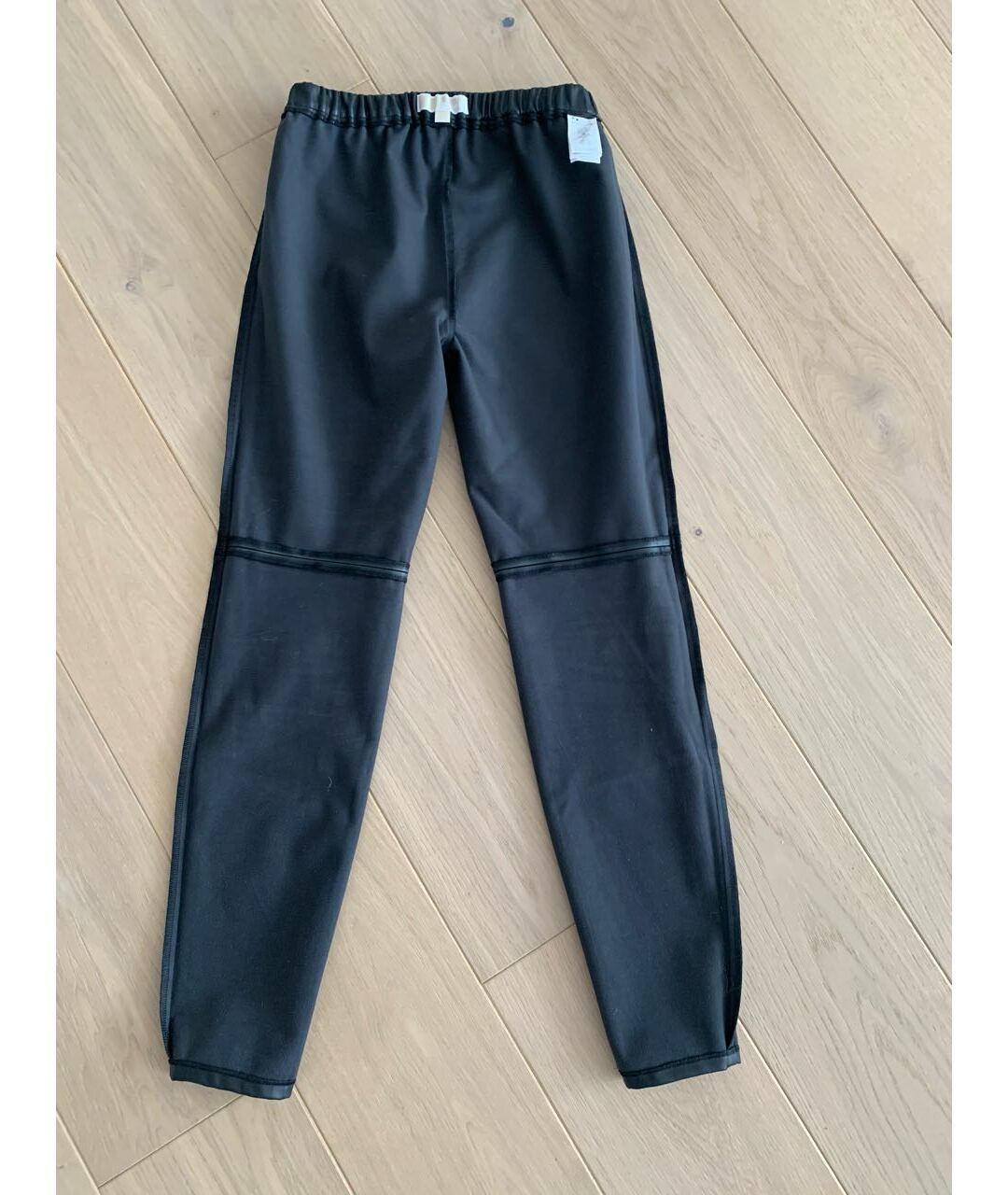 MICHAEL KORS Черные полиэстеровые брюки узкие, фото 7
