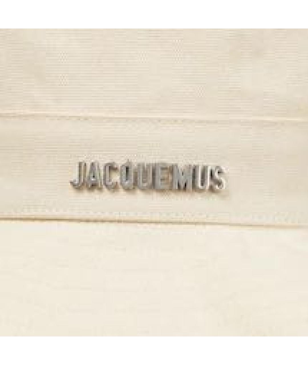 JACQUEMUS Бежевая хлопковая панама, фото 3