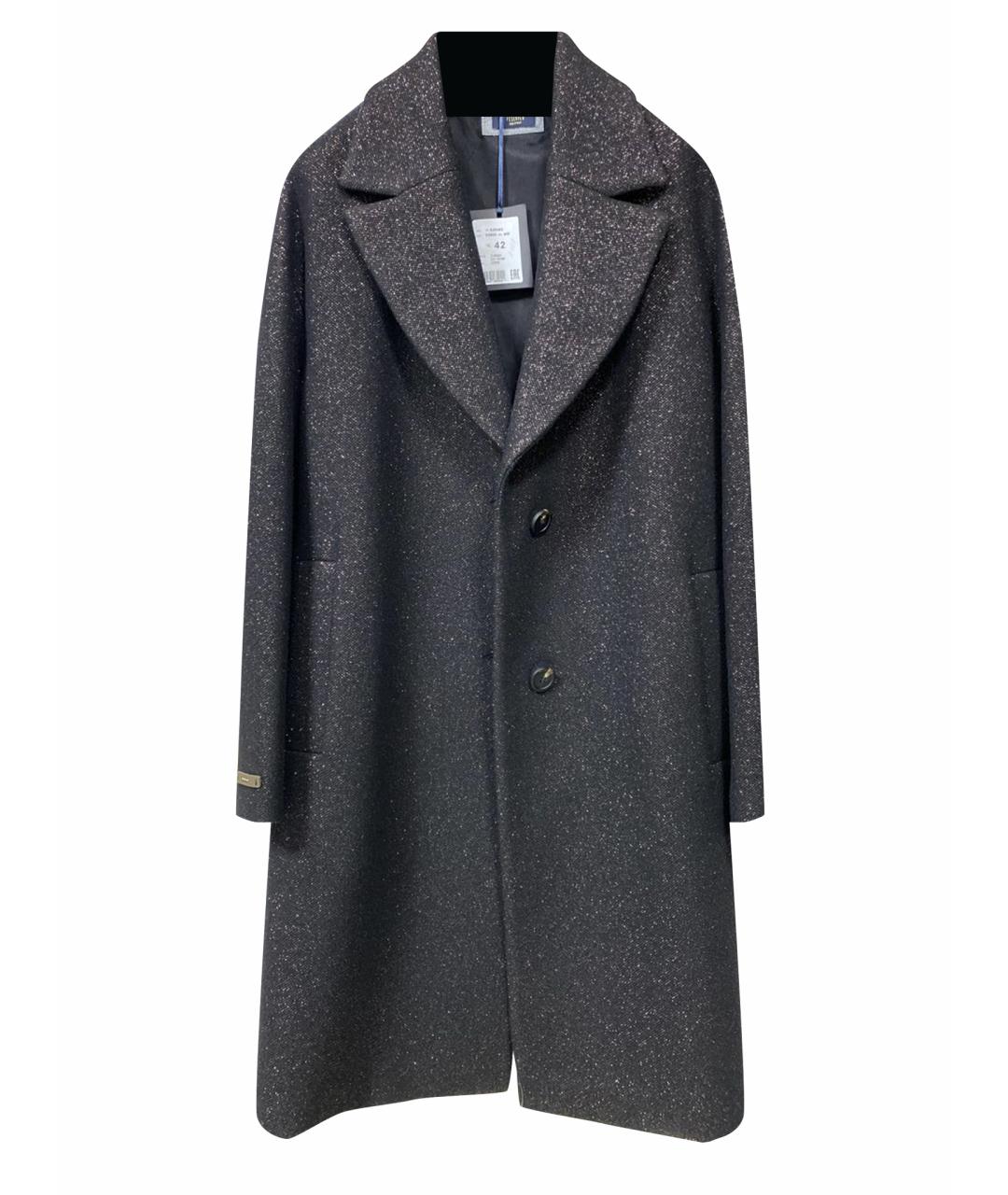 PESERICO Бордовое шерстяное пальто, фото 1