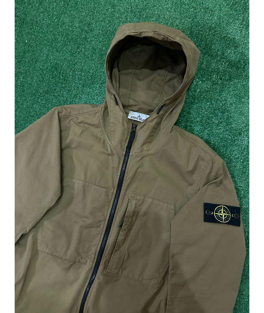 STONE ISLAND Хлопко-эластановая куртка, фото 3