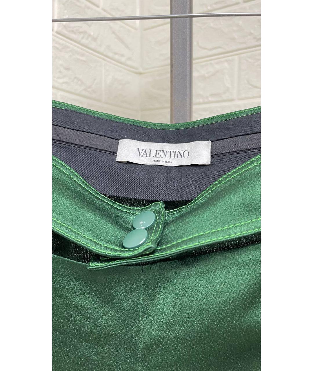 VALENTINO Зеленый бархатный костюм с брюками, фото 3
