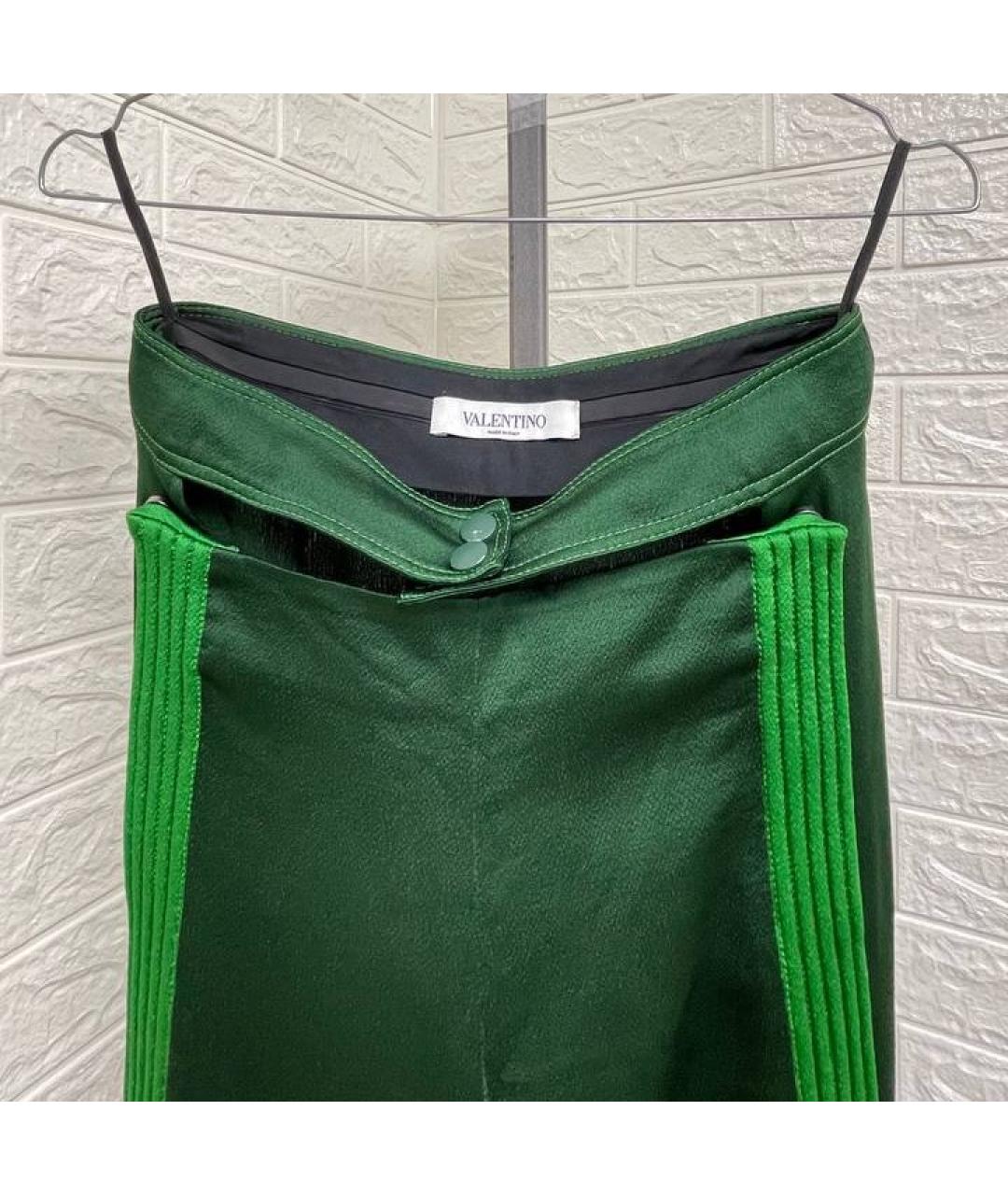 VALENTINO Зеленый бархатный костюм с брюками, фото 5