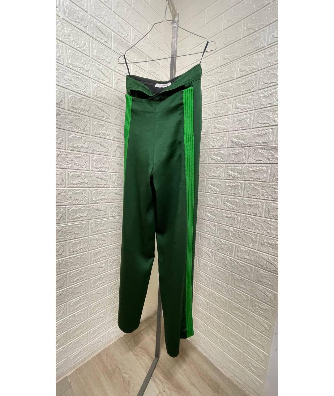 VALENTINO Зеленый бархатный костюм с брюками, фото 2