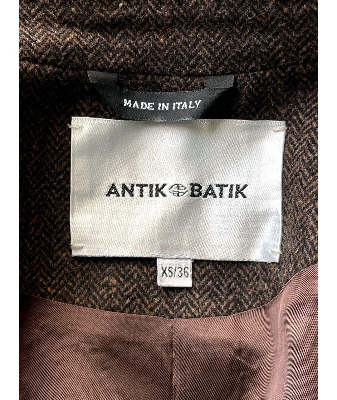 ANTIK BATIK Коричневый жакет/пиджак, фото 3