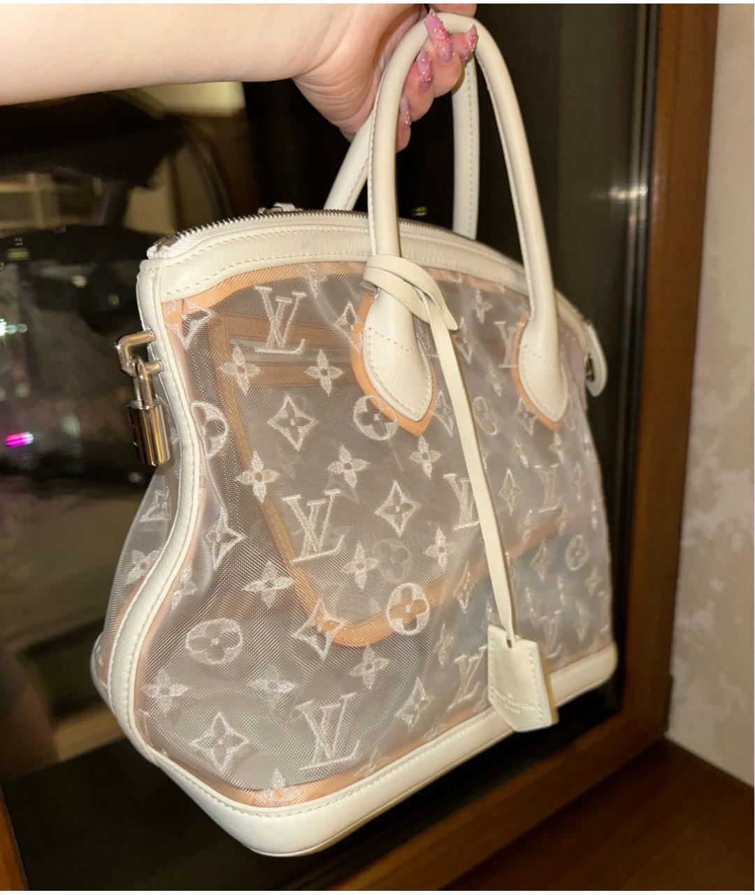 LOUIS VUITTON PRE-OWNED Белая сумка с короткими ручками, фото 2