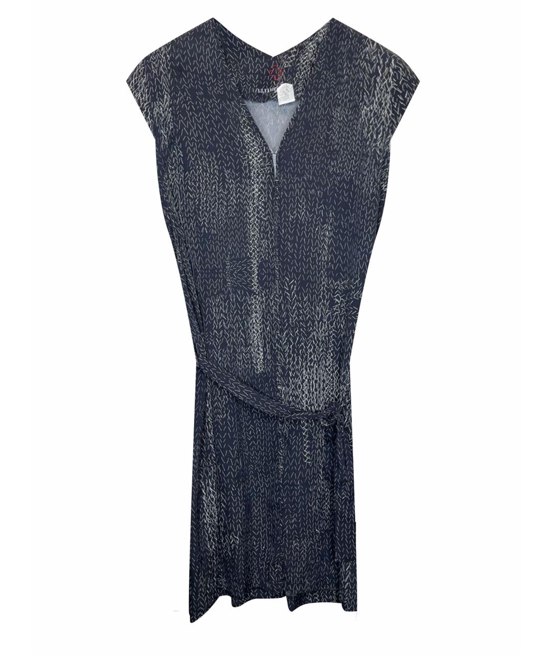 A.F.VANDEVORST Черное шелковое коктейльное платье, фото 1