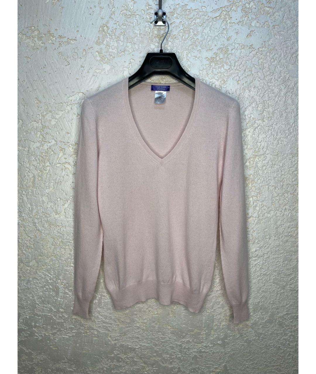 GRAN SASSO Розовый кашемировый джемпер / свитер, фото 8