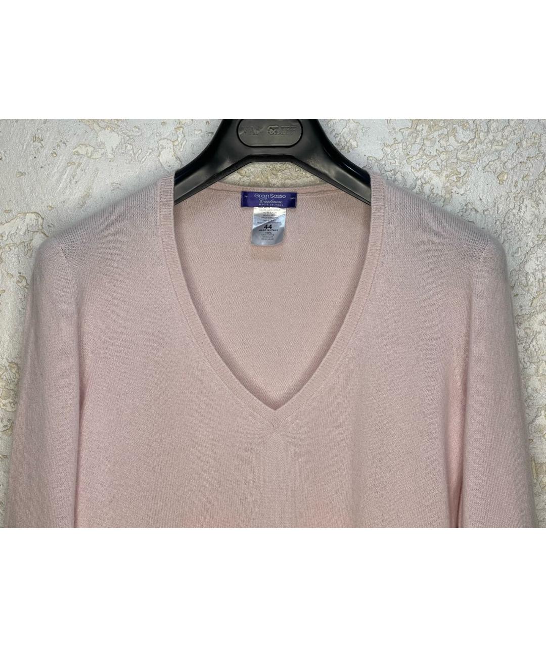 GRAN SASSO Розовый кашемировый джемпер / свитер, фото 2