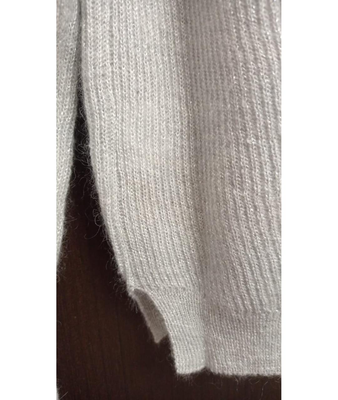 PANICALE Серебрянный кашемировый джемпер / свитер, фото 4