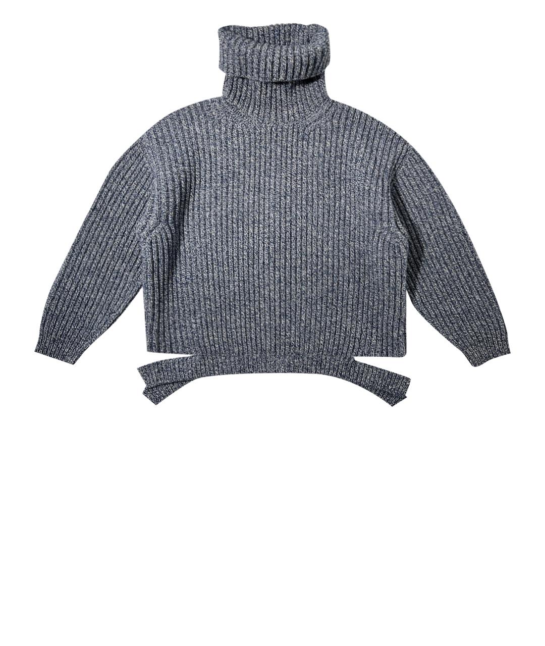 BALENCIAGA Синий шерстяной джемпер / свитер, фото 1