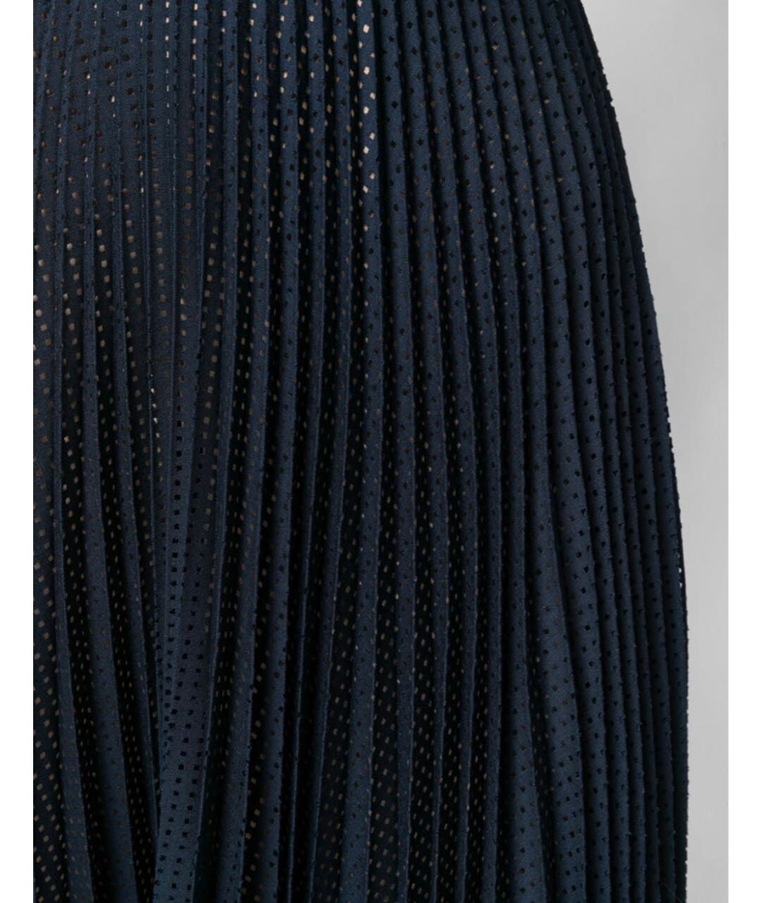 FENDI Синяя сетчатая юбка миди, фото 3