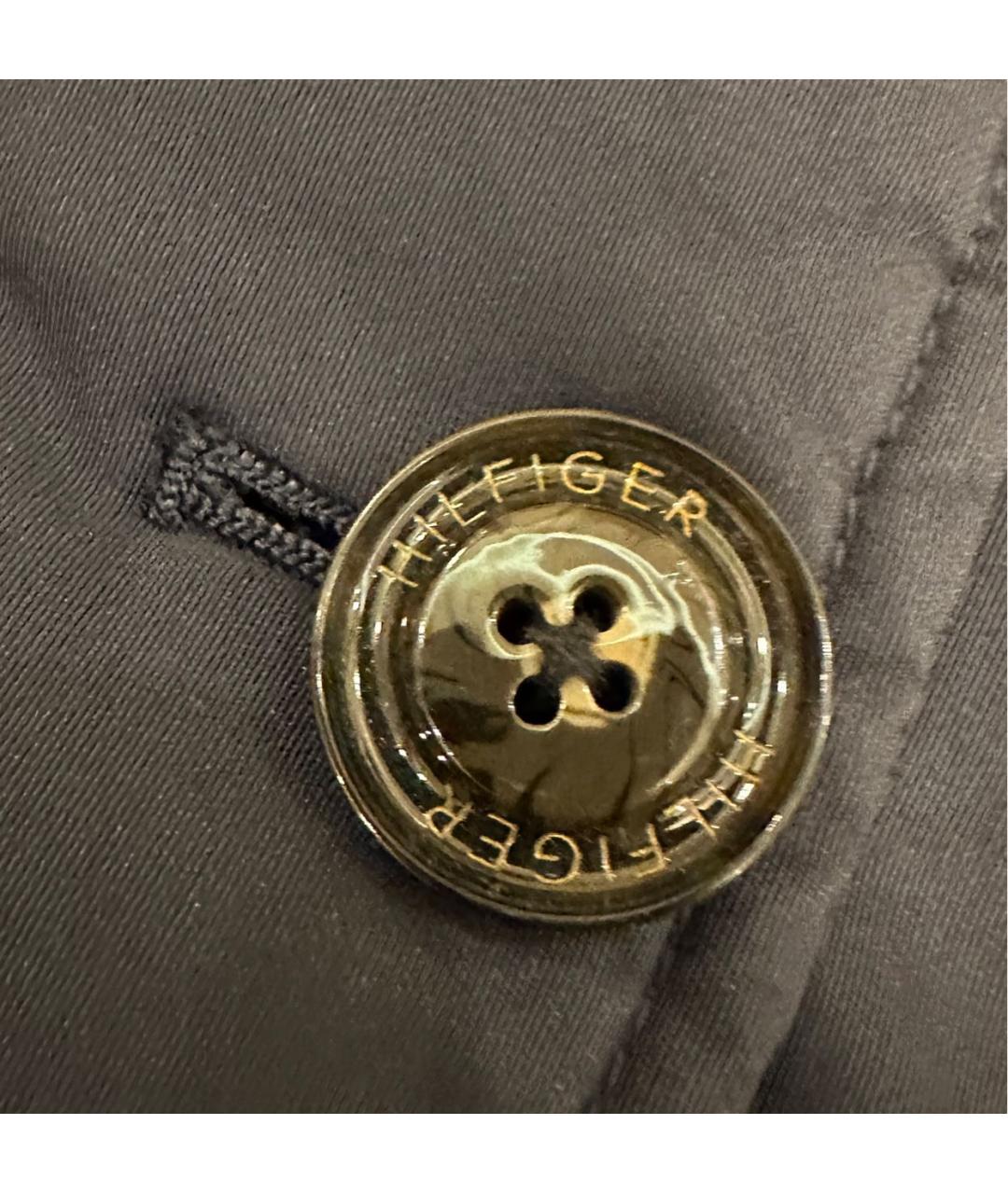 HILFIGER COLLECTION Темно-синий полиэстеровый пуховик, фото 4