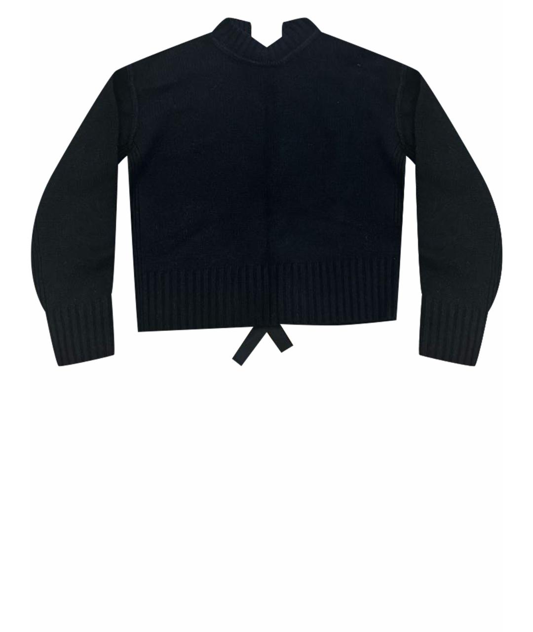 DICE KAYEK Черный кашемировый джемпер / свитер, фото 1