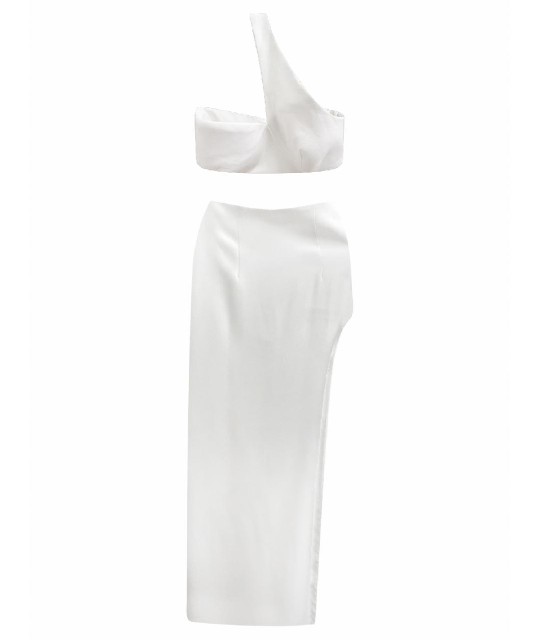 MONOT Белый полиэстеровый костюм с юбками, фото 1