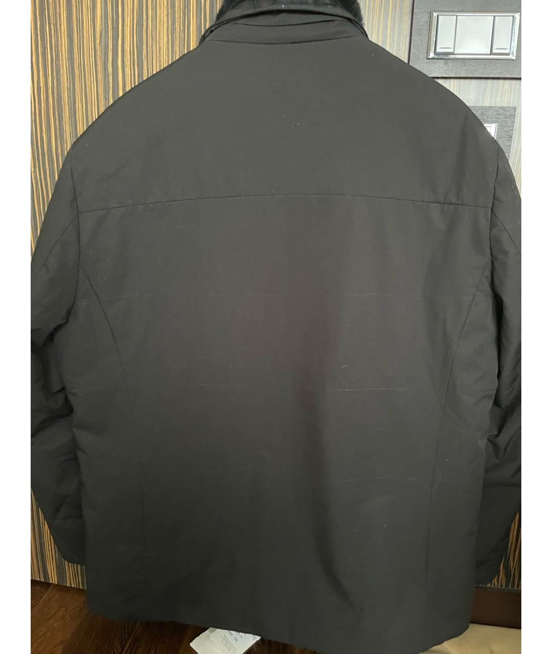 BRUNELLO CUCINELLI Черная полиэстеровая куртка, фото 4