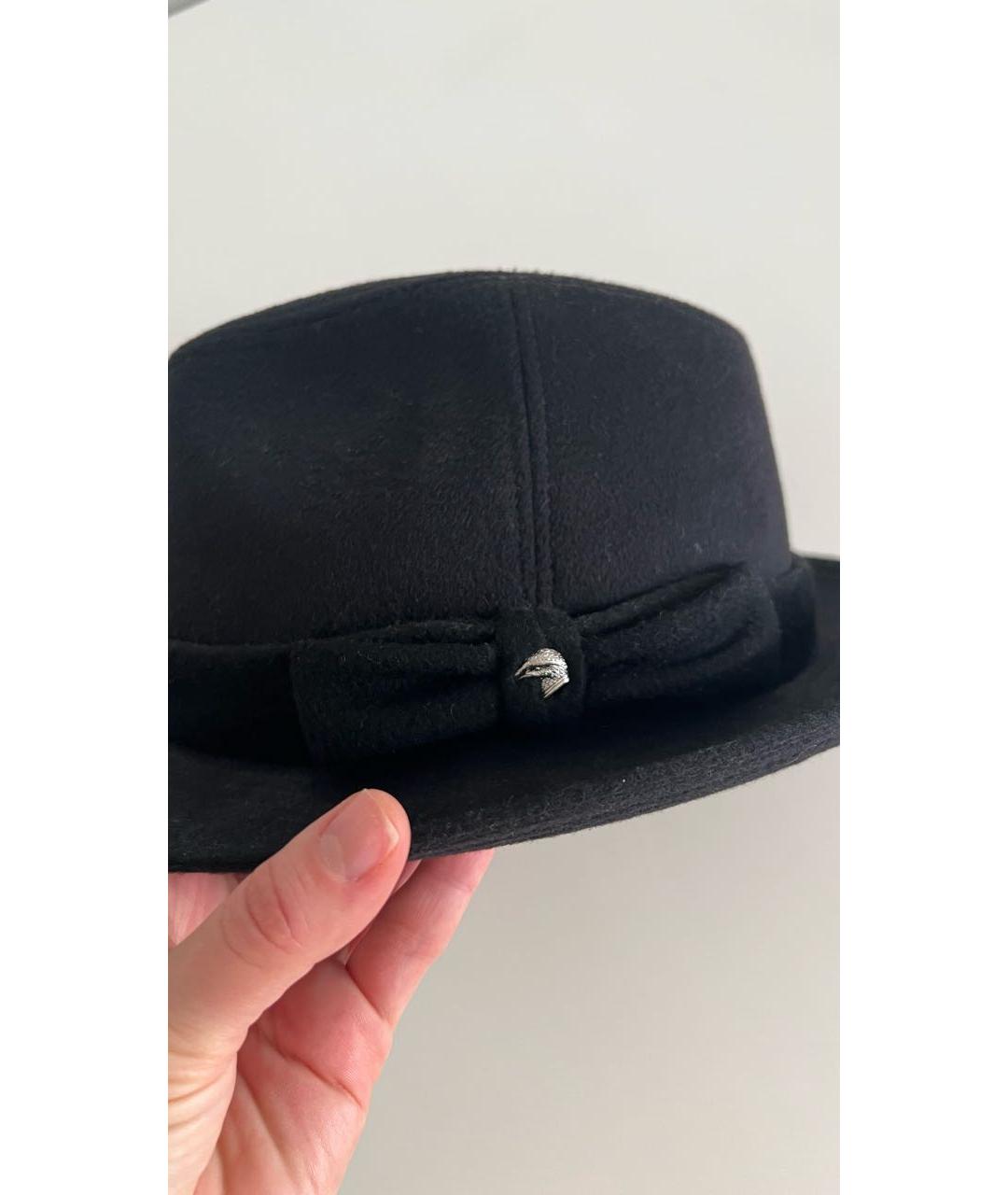 STEFANO RICCI Черная кашемировая шляпа, фото 2