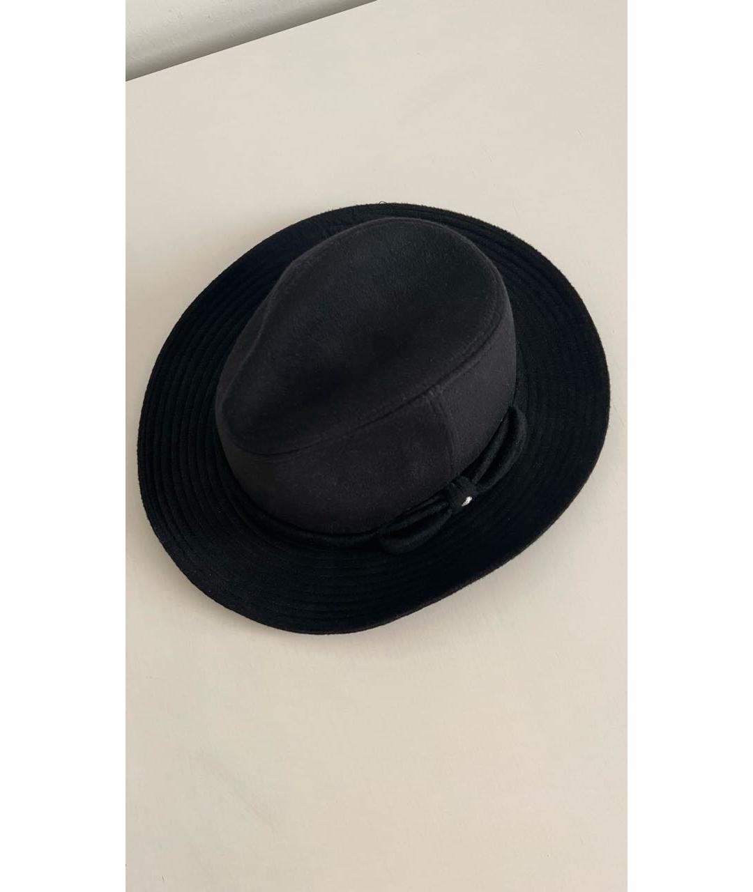 STEFANO RICCI Черная кашемировая шляпа, фото 4