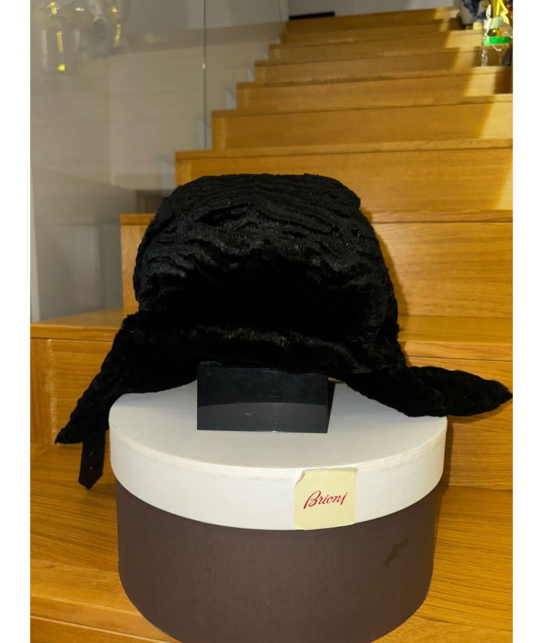 BRIONI Черная шапка, фото 2