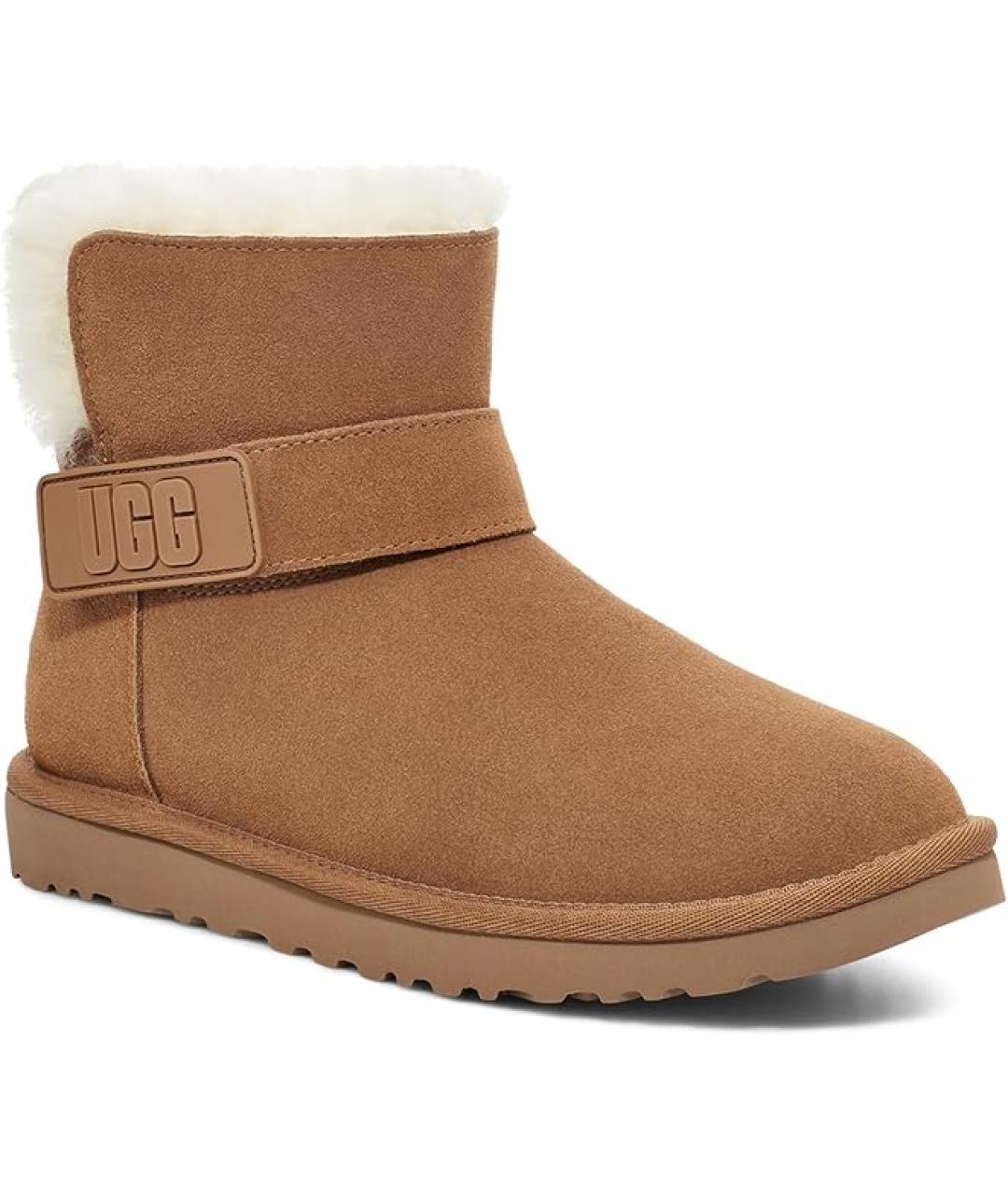 UGG AUSTRALIA Коричневые замшевые ботинки, фото 2