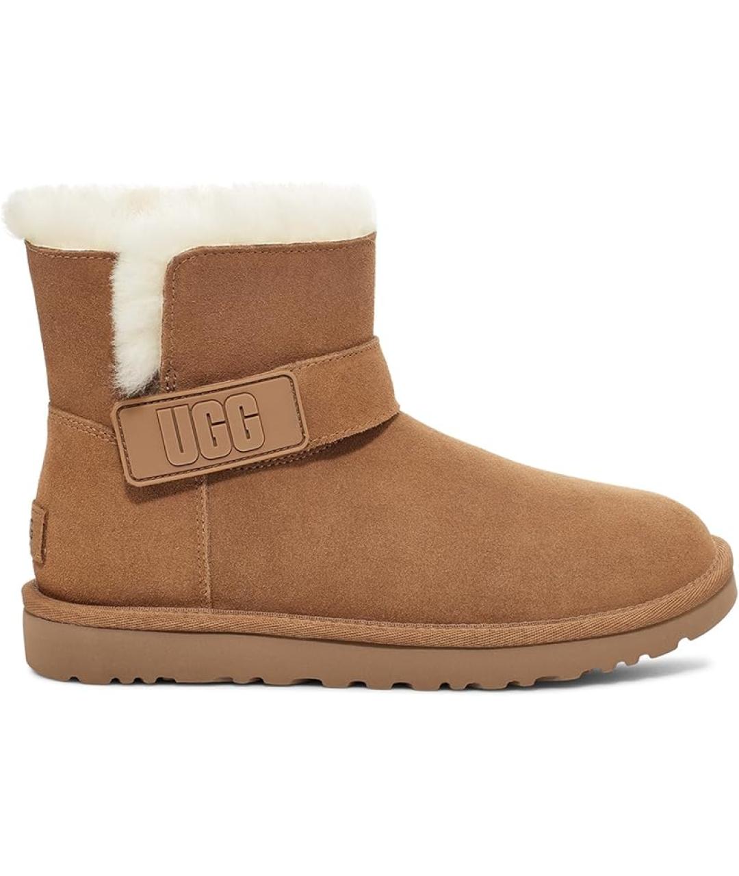 UGG AUSTRALIA Коричневые замшевые ботинки, фото 8