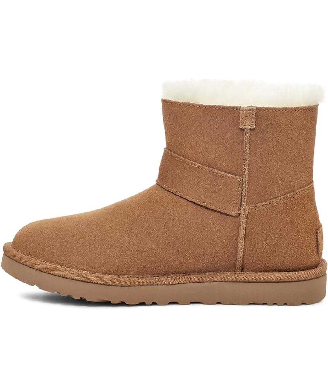 UGG AUSTRALIA Коричневые замшевые ботинки, фото 6