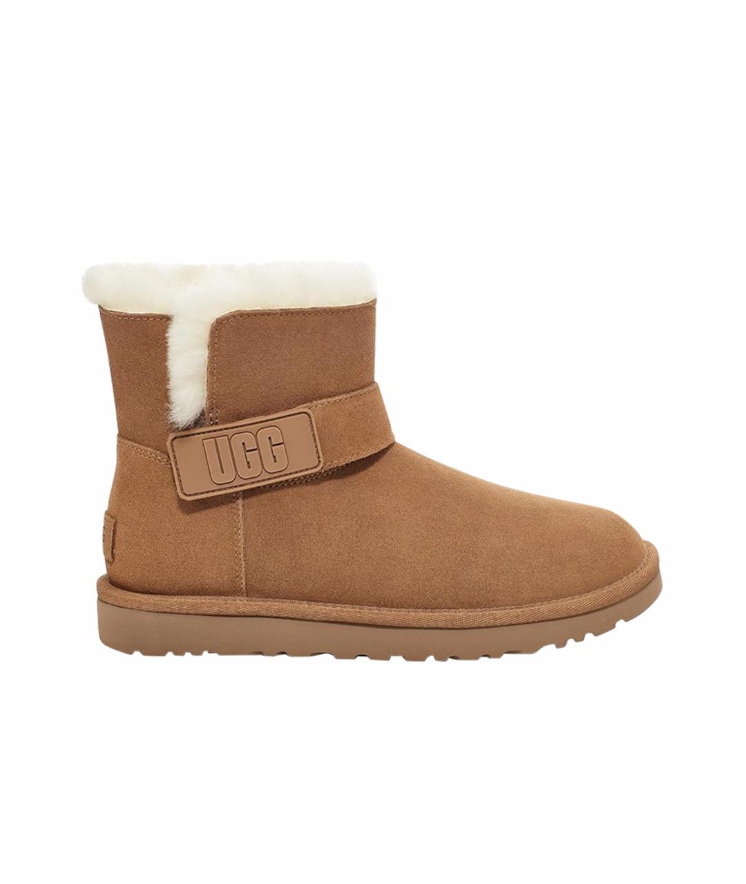 UGG AUSTRALIA Коричневые замшевые ботинки, фото 1