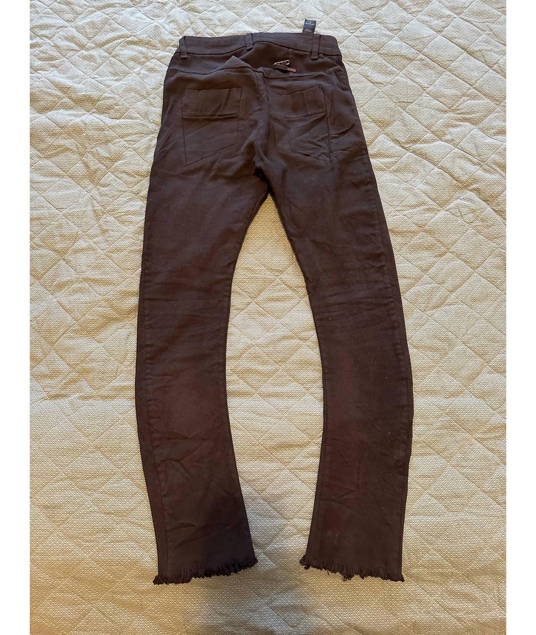 11 BY BORIS BIDJAN SABERI Серые хлопковые джинсы скинни, фото 2