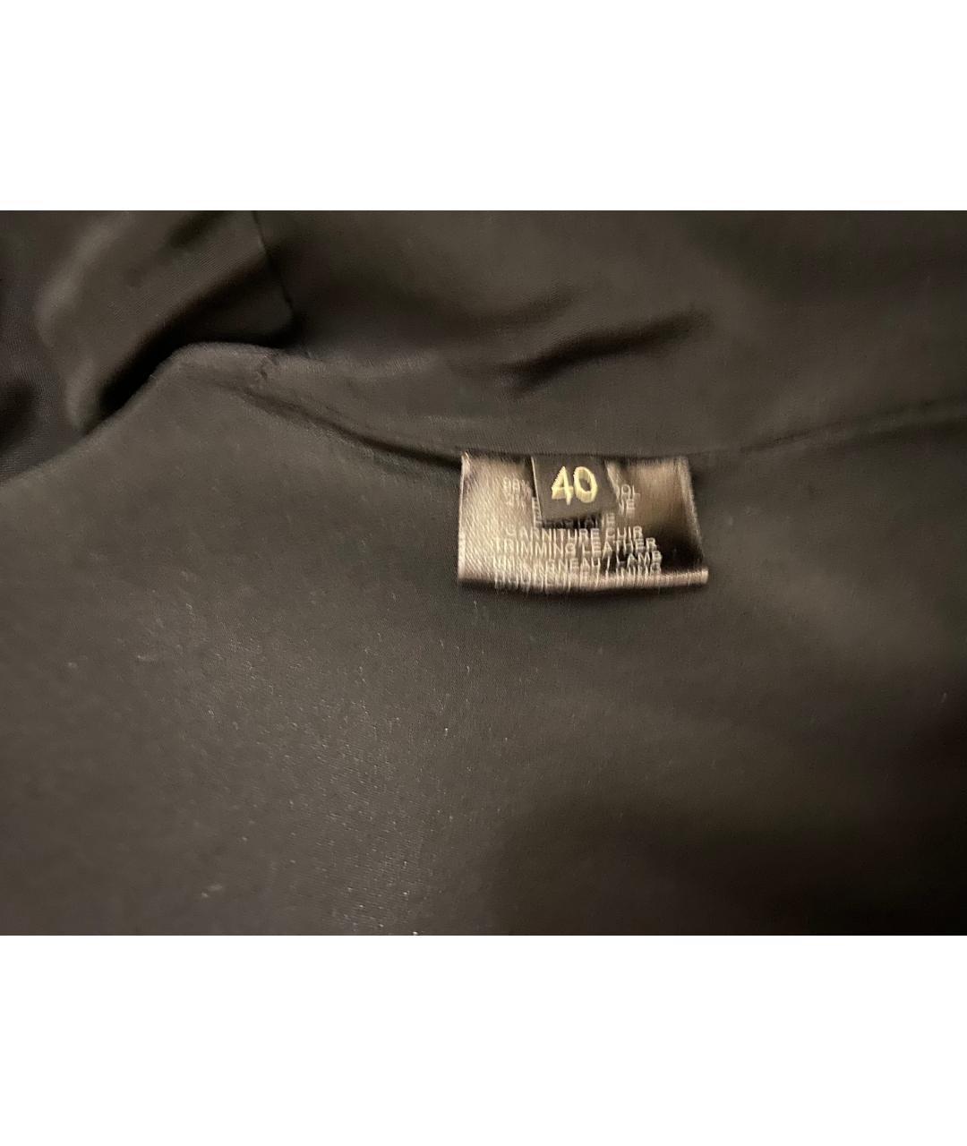 BARBARA BUI Черный шерстяной комбинезон, фото 4