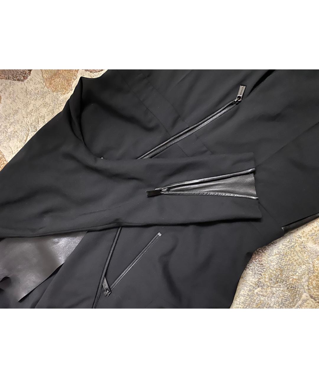 BARBARA BUI Черный шерстяной комбинезон, фото 3