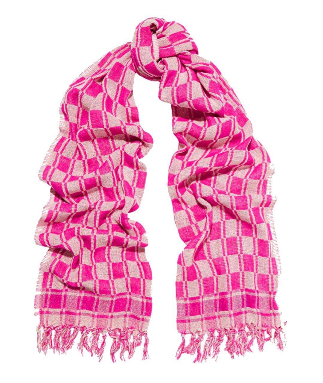 ISABEL MARANT ETOILE Розовый шелковый шарф, фото 1