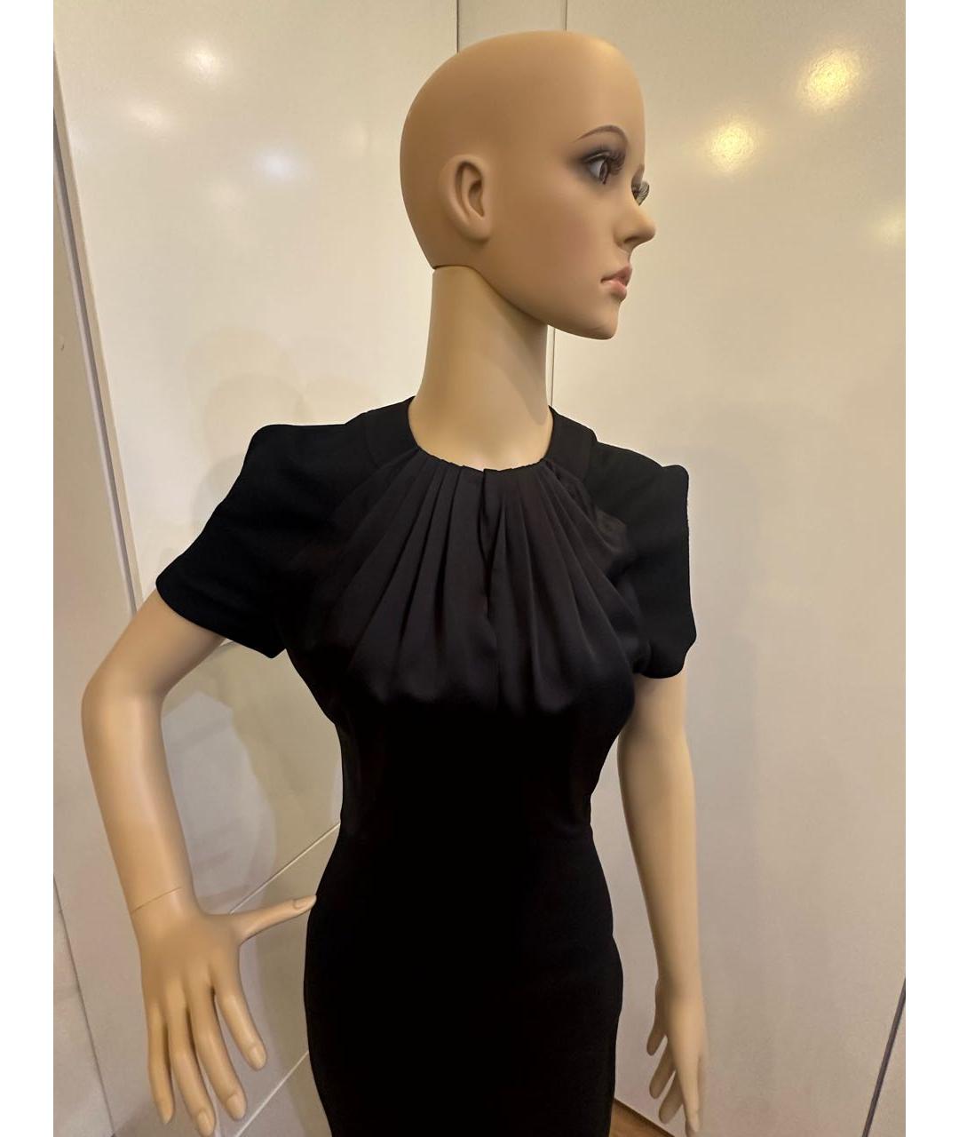 JASON WU Черное шелковое коктейльное платье, фото 5