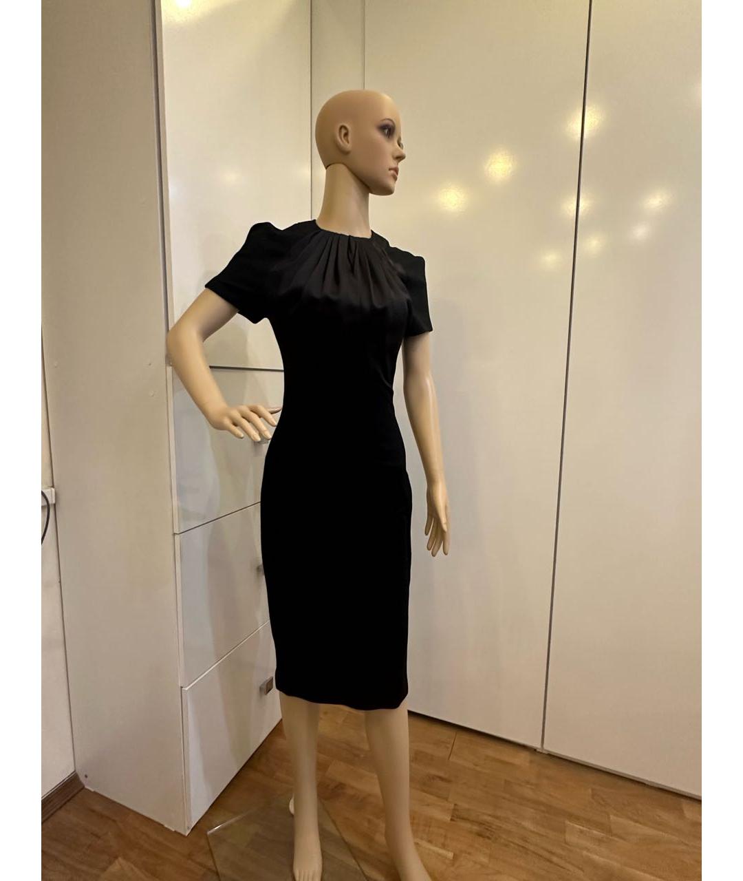 JASON WU Черное шелковое коктейльное платье, фото 2