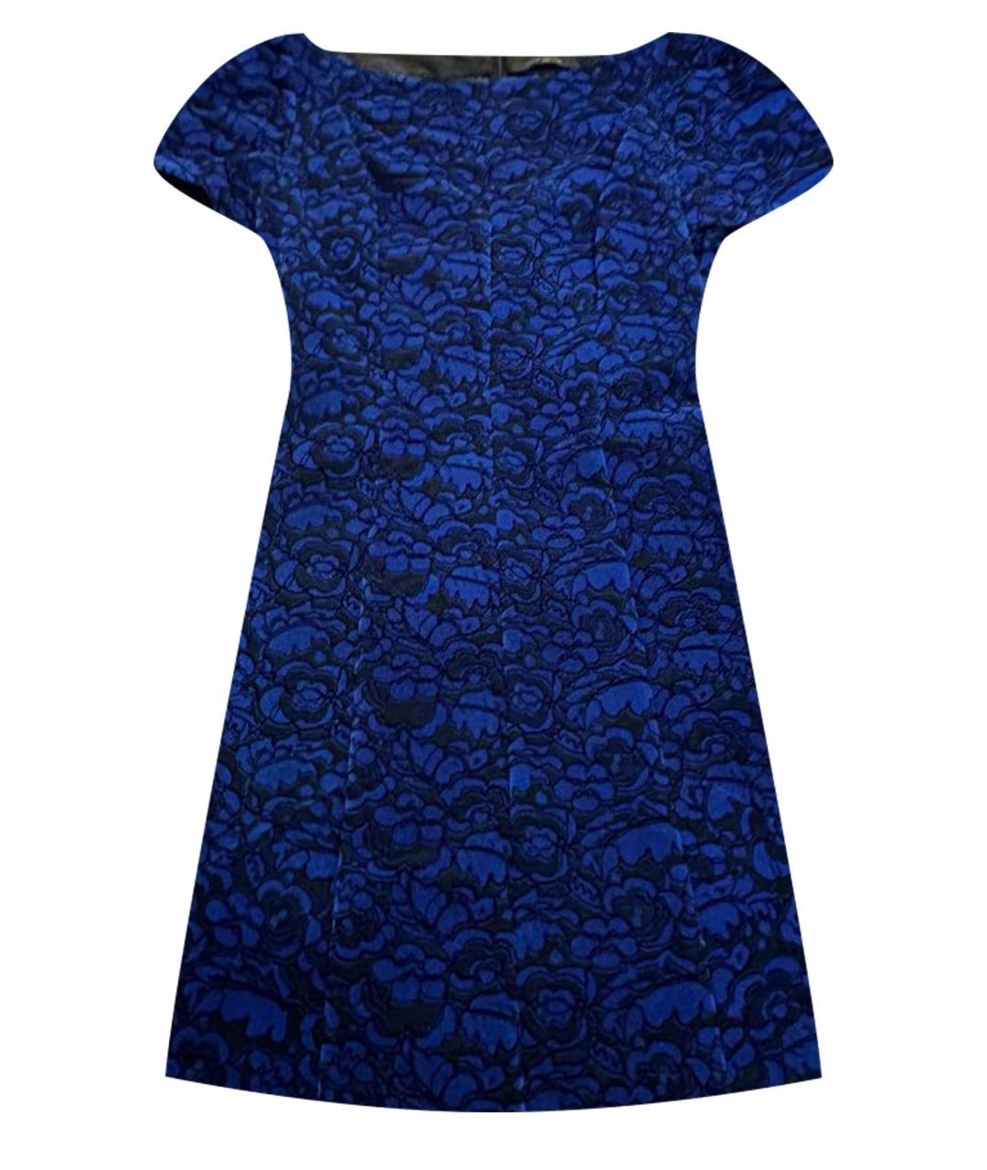 LOUIS VUITTON Синее коктейльное платье, фото 1