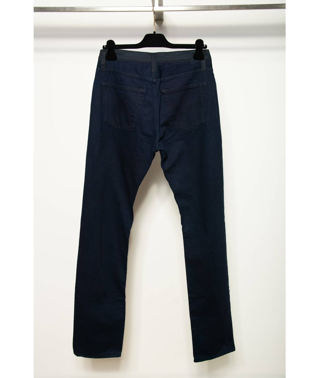 LANVIN Синие хлопковые прямые джинсы, фото 2