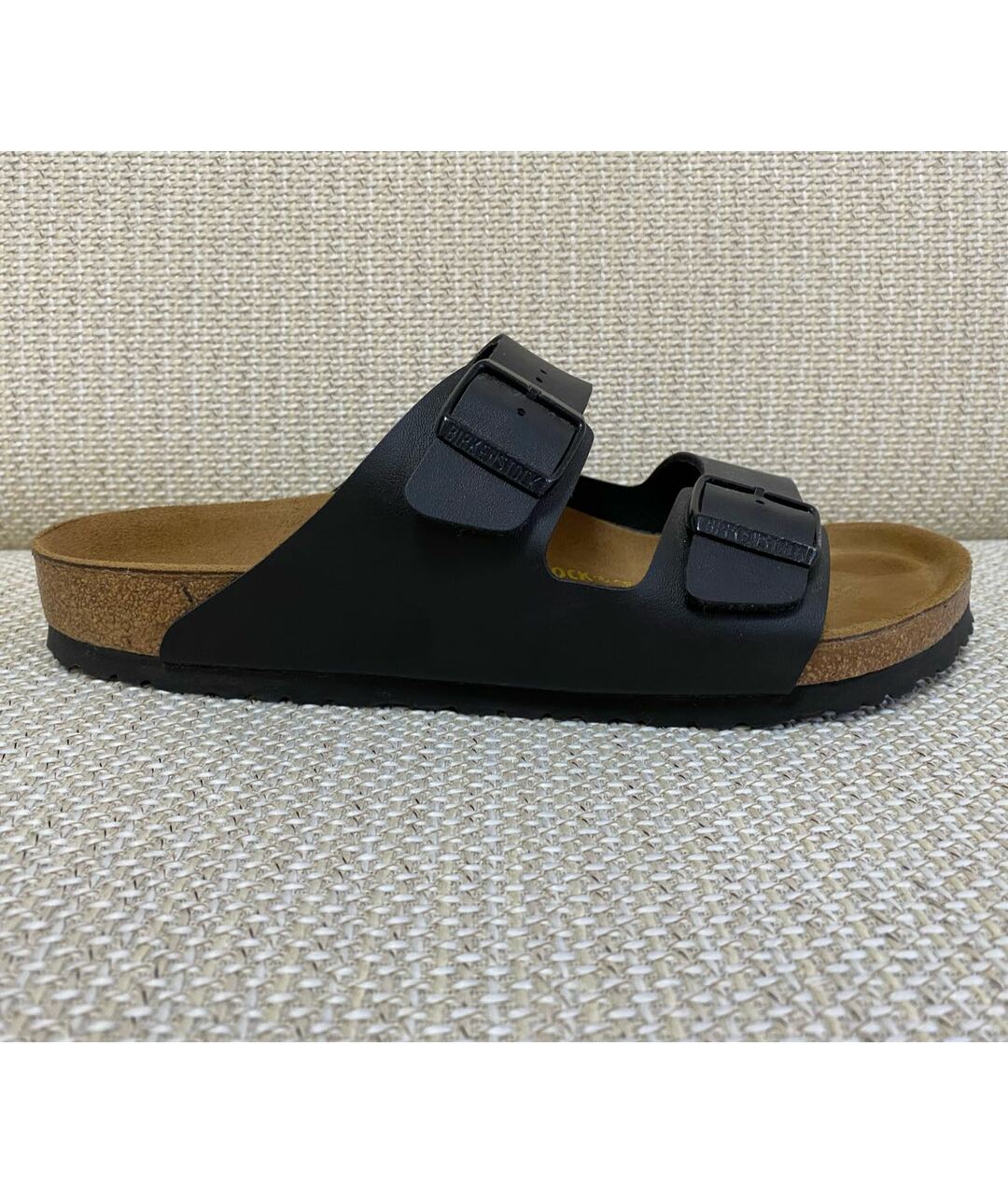 BIRKENSTOCK Черные кожаные сандалии, фото 8