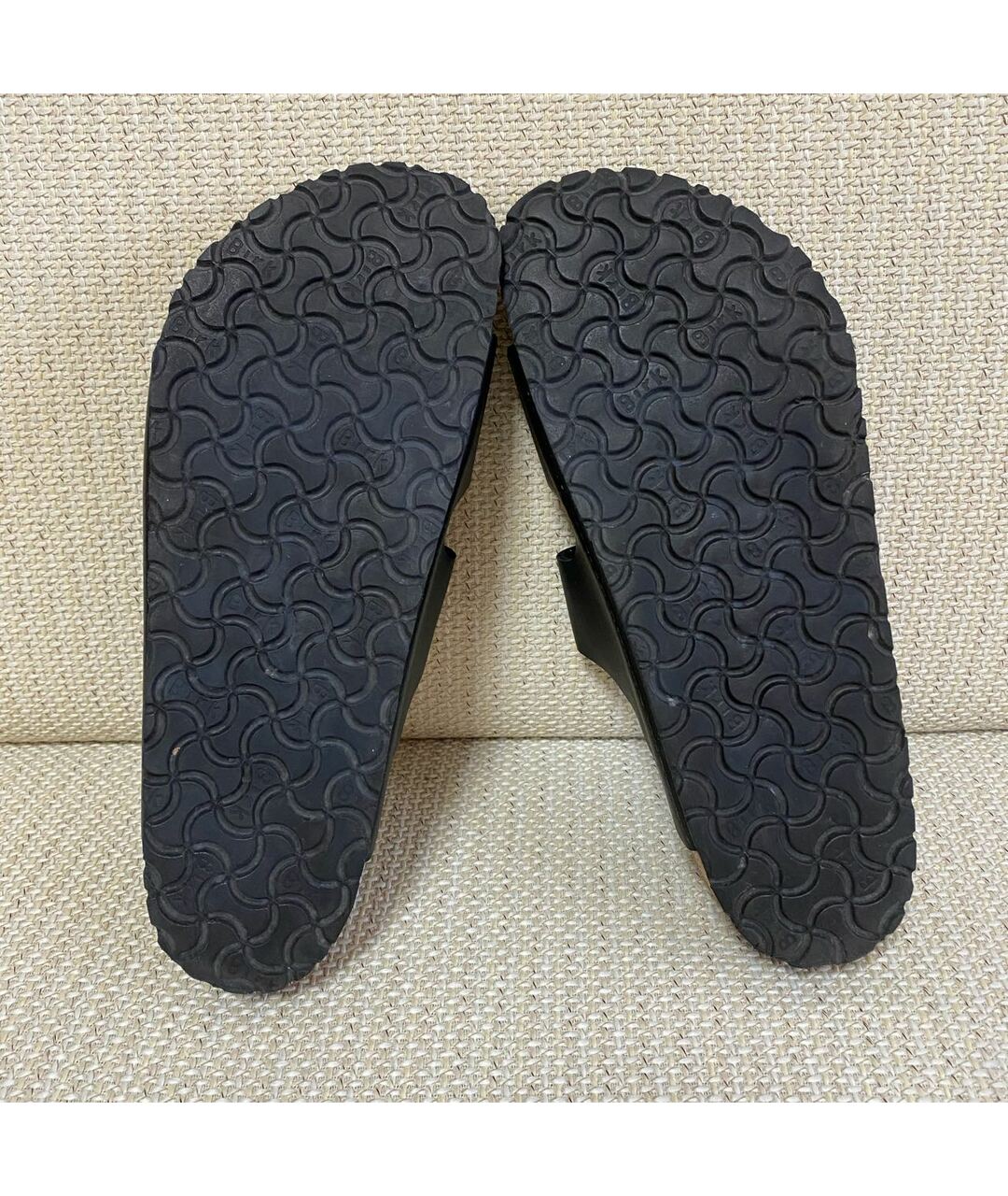 BIRKENSTOCK Черные кожаные сандалии, фото 6