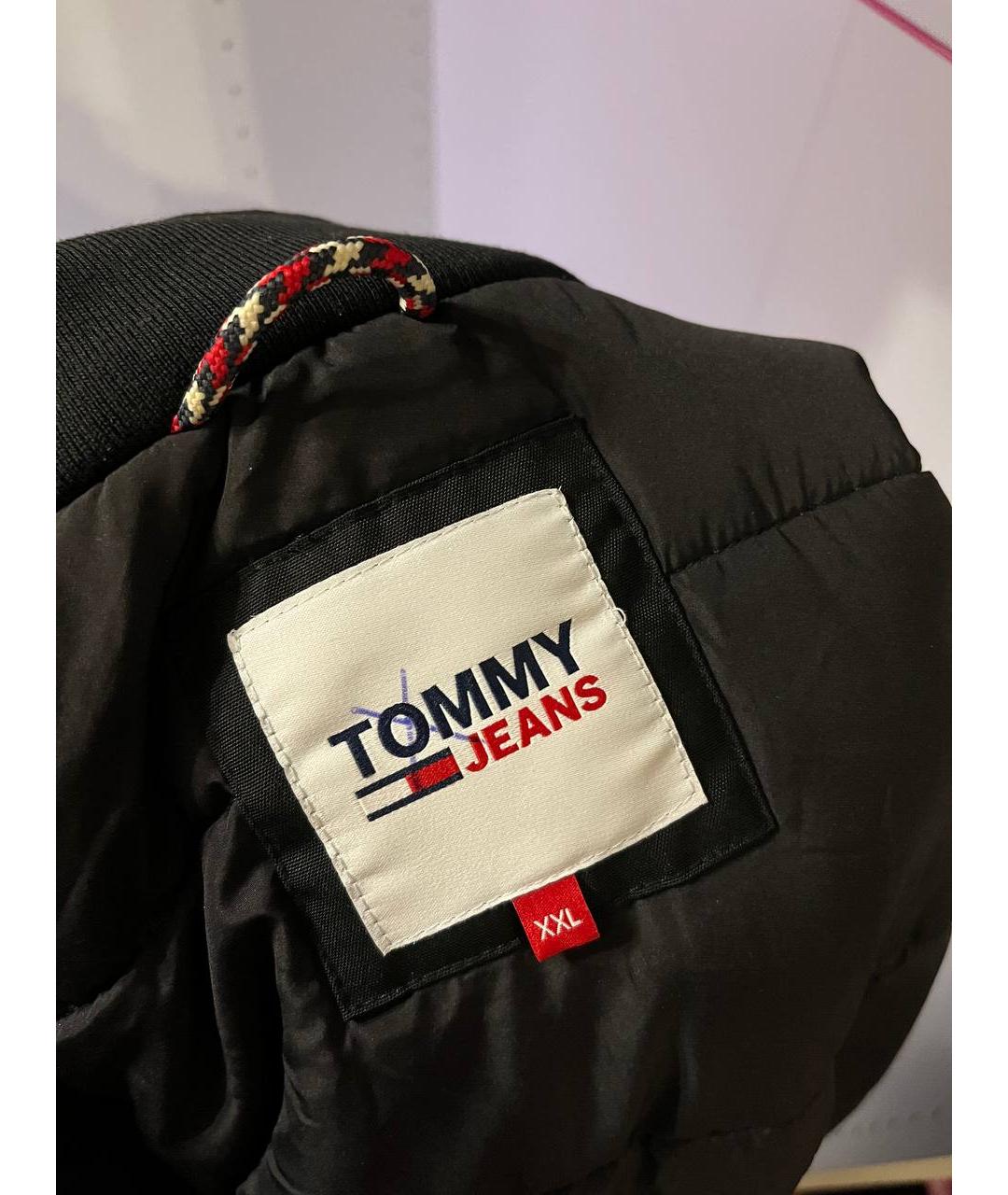 TOMMY HILFIGER Черная полиэстеровая парка, фото 8